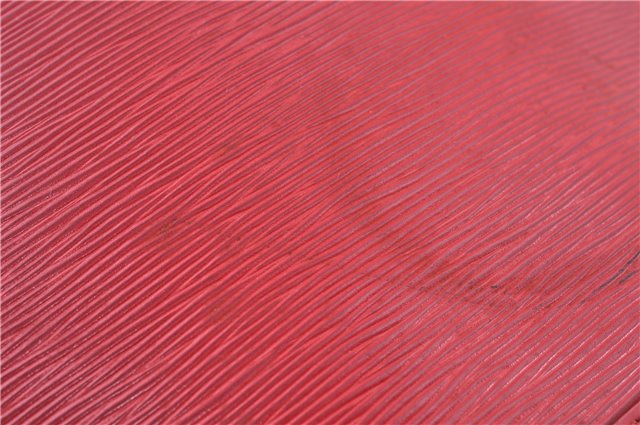 Auth Louis Vuitton Epi Saint Jacques Shopping Shoulder Bag Red M52267 LV J6460