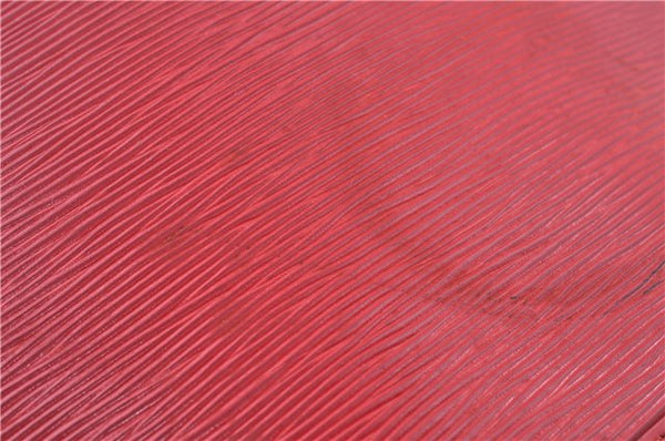 Auth Louis Vuitton Epi Saint Jacques Shopping Shoulder Bag Red M52267 LV J6460