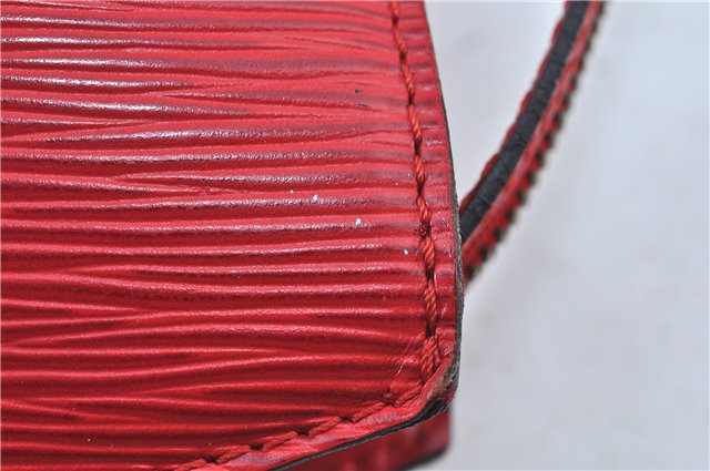 Auth Louis Vuitton Epi Saint Jacques Shopping Shoulder Bag Red M52267 LV J6460