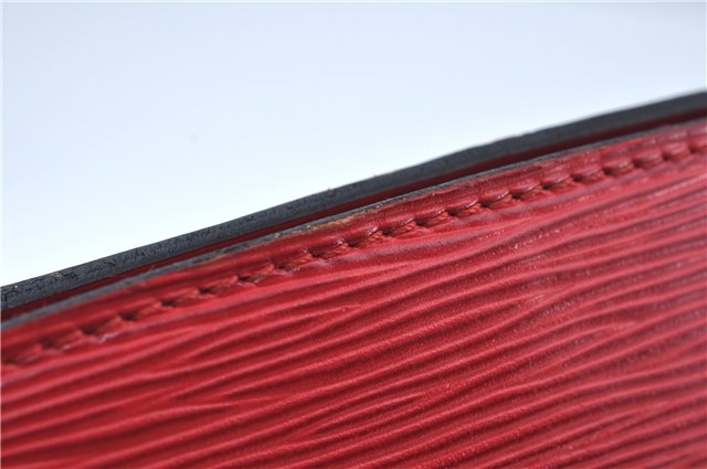 Auth Louis Vuitton Epi Saint Jacques Shopping Shoulder Bag Red M52267 LV J6460