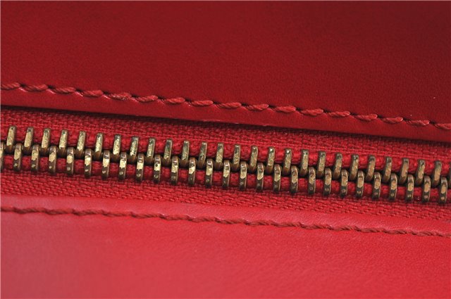 Auth Louis Vuitton Epi Saint Jacques Shopping Shoulder Bag Red M52267 LV J6460