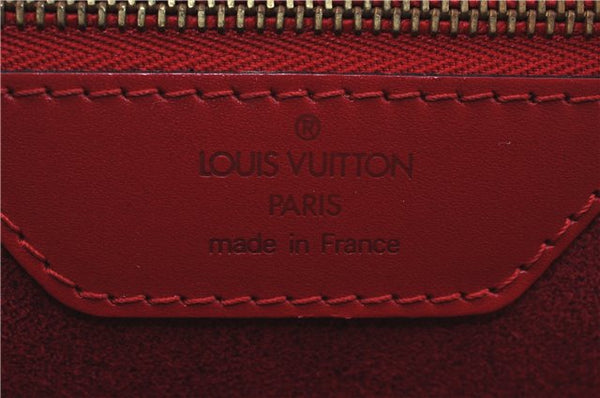 Auth Louis Vuitton Epi Saint Jacques Shopping Shoulder Bag Red M52267 LV J6460
