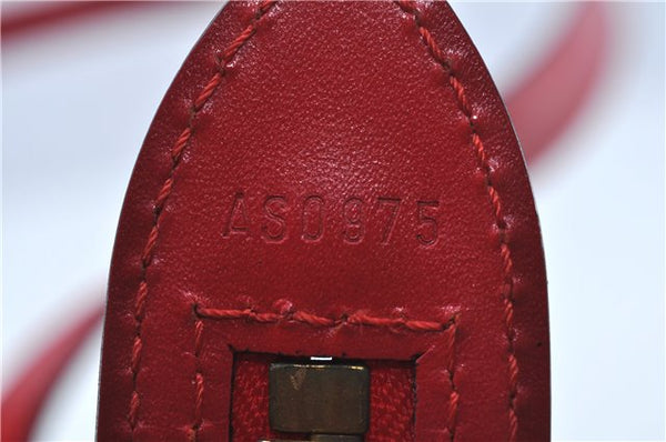 Auth Louis Vuitton Epi Saint Jacques Shopping Shoulder Bag Red M52267 LV J6460