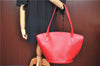 Auth Louis Vuitton Epi Saint Jacques Shopping Shoulder Bag Red M52267 LV J6460