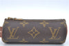 Authentic Louis Vuitton Monogram Etui 3 Golf Ball Case M58249 LV J6461