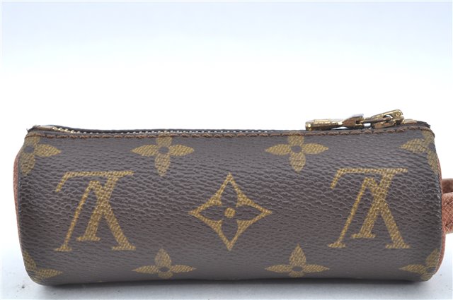 Authentic Louis Vuitton Monogram Etui 3 Golf Ball Case M58249 LV J6461
