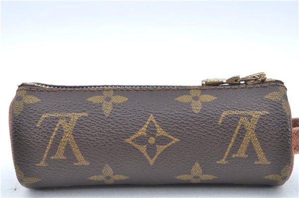 Authentic Louis Vuitton Monogram Etui 3 Golf Ball Case M58249 LV J6461