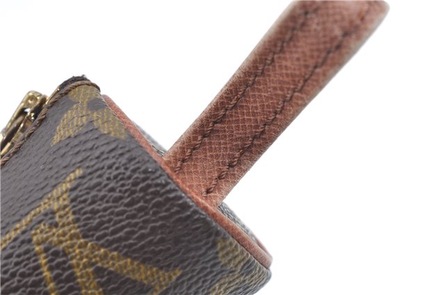 Authentic Louis Vuitton Monogram Etui 3 Golf Ball Case M58249 LV J6461