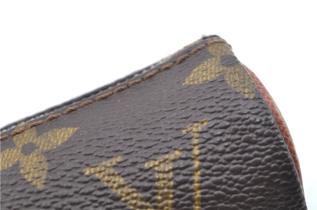Authentic Louis Vuitton Monogram Etui 3 Golf Ball Case M58249 LV J6461