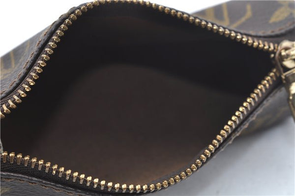 Authentic Louis Vuitton Monogram Etui 3 Golf Ball Case M58249 LV J6461