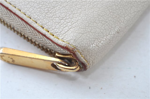 Authentic Louis Vuitton Suhali Zippy Long Wallet Purse Ivory M93026 LV J6463