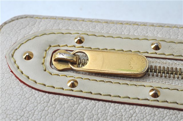 Authentic Louis Vuitton Suhali Zippy Long Wallet Purse Ivory M93026 LV J6463