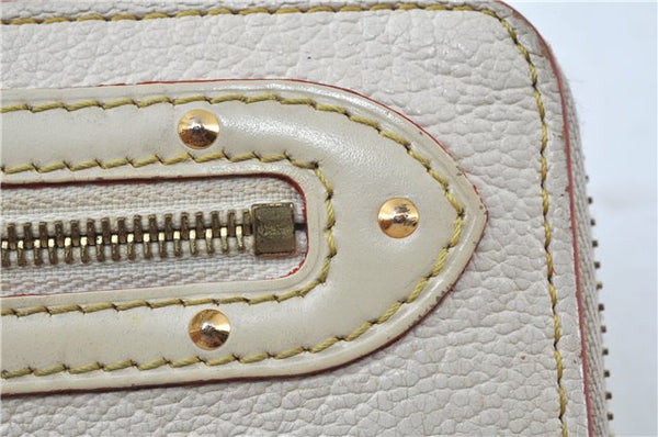 Authentic Louis Vuitton Suhali Zippy Long Wallet Purse Ivory M93026 LV J6463