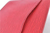 Authentic Louis Vuitton Epi Montaigne 23 Clutch Hand Bag Red M52667 LV J6515