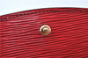 Authentic Louis Vuitton Epi Montaigne 23 Clutch Hand Bag Red M52667 LV J6515