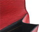Authentic Louis Vuitton Epi Montaigne 23 Clutch Hand Bag Red M52667 LV J6515