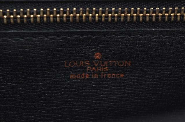 Authentic Louis Vuitton Epi Montaigne 23 Clutch Hand Bag Red M52667 LV J6515