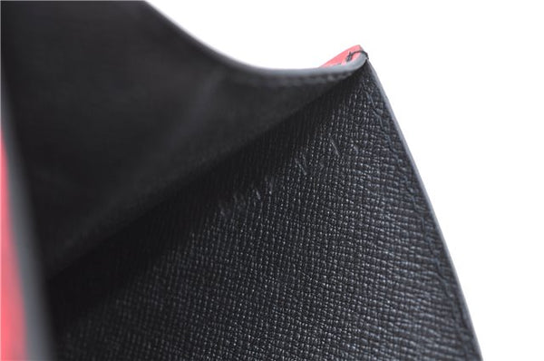 Authentic Louis Vuitton Epi Montaigne 23 Clutch Hand Bag Red M52667 LV J6515