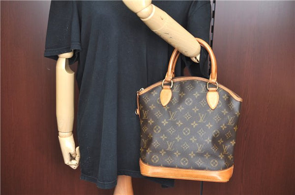 Authentic Louis Vuitton Monogram Lockit Hand Tote Bag Purse M40102 LV J6544
