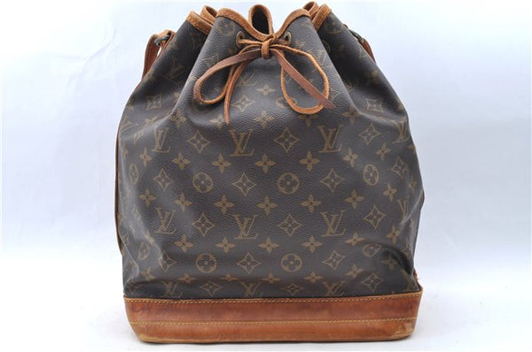 Authentic Louis Vuitton Monogram Noe Shoulder Drawstring Bag M42224 LV J6552