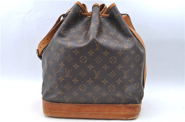 Authentic Louis Vuitton Monogram Noe Shoulder Drawstring Bag M42224 LV J6552