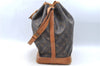 Authentic Louis Vuitton Monogram Noe Shoulder Drawstring Bag M42224 LV J6552
