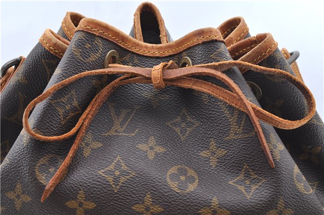 Authentic Louis Vuitton Monogram Noe Shoulder Drawstring Bag M42224 LV J6552