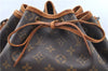 Authentic Louis Vuitton Monogram Noe Shoulder Drawstring Bag M42224 LV J6552