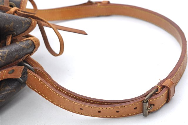 Authentic Louis Vuitton Monogram Noe Shoulder Drawstring Bag M42224 LV J6552