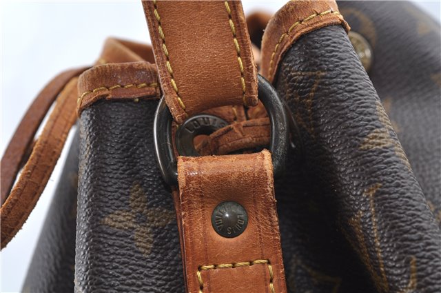 Authentic Louis Vuitton Monogram Noe Shoulder Drawstring Bag M42224 LV J6552