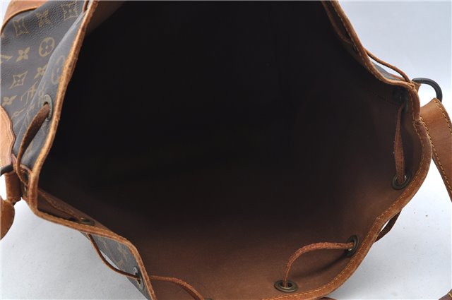Authentic Louis Vuitton Monogram Noe Shoulder Drawstring Bag M42224 LV J6552