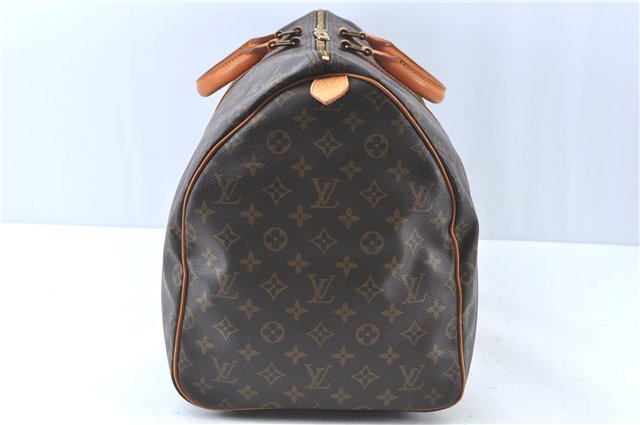 Authentic Louis Vuitton Monogram Keepall 55 Travel Boston Bag M41424 LV J6558