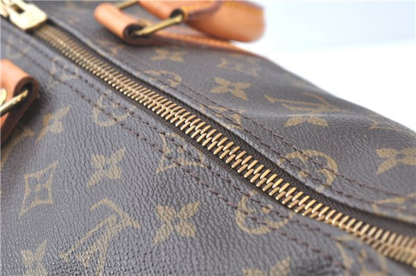 Authentic Louis Vuitton Monogram Keepall 55 Travel Boston Bag M41424 LV J6558