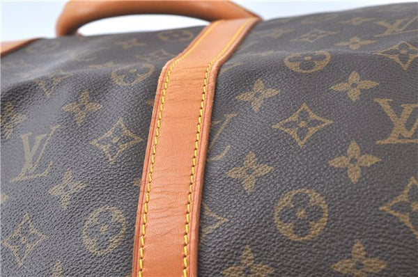 Authentic Louis Vuitton Monogram Keepall 55 Travel Boston Bag M41424 LV J6558