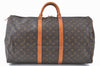 Authentic Louis Vuitton Monogram Keepall 55 Travel Boston Bag M41424 LV J6559