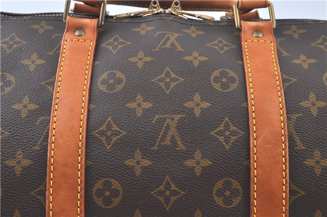 Authentic Louis Vuitton Monogram Keepall 55 Travel Boston Bag M41424 LV J6559