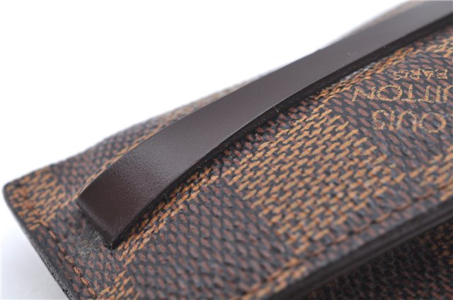 Authentic Louis Vuitton Damier Clochette PM Key Case N62661 LV J6578