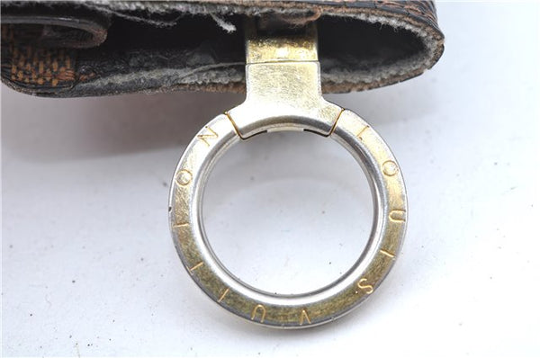 Authentic Louis Vuitton Damier Clochette PM Key Case N62661 LV J6578