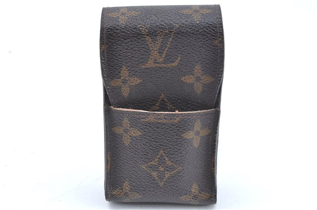 Authentic Louis Vuitton Monogram Etui Cigarette Case M63024 LV J6582