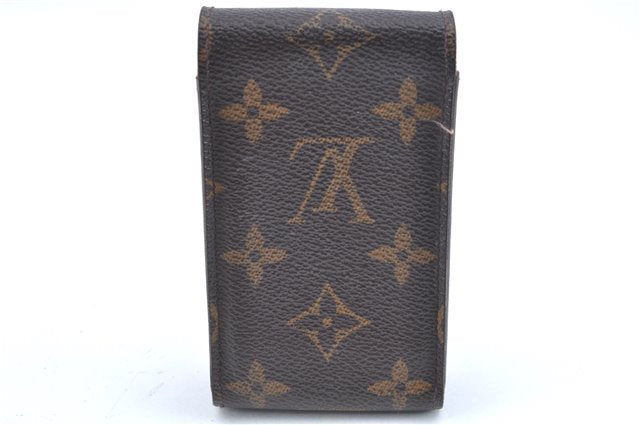Authentic Louis Vuitton Monogram Etui Cigarette Case M63024 LV J6582