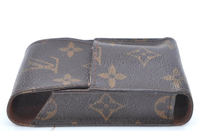 Authentic Louis Vuitton Monogram Etui Cigarette Case M63024 LV J6582