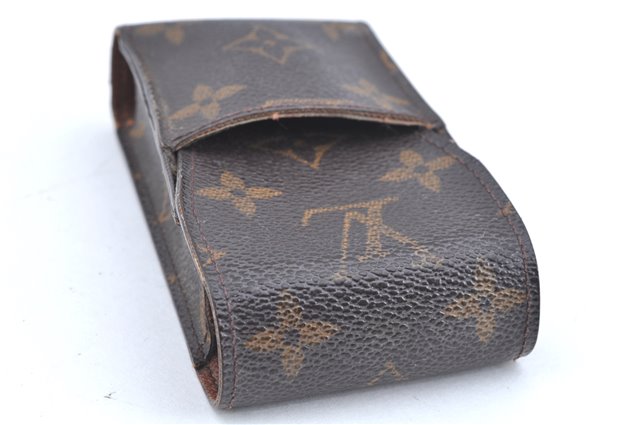 Authentic Louis Vuitton Monogram Etui Cigarette Case M63024 LV J6582