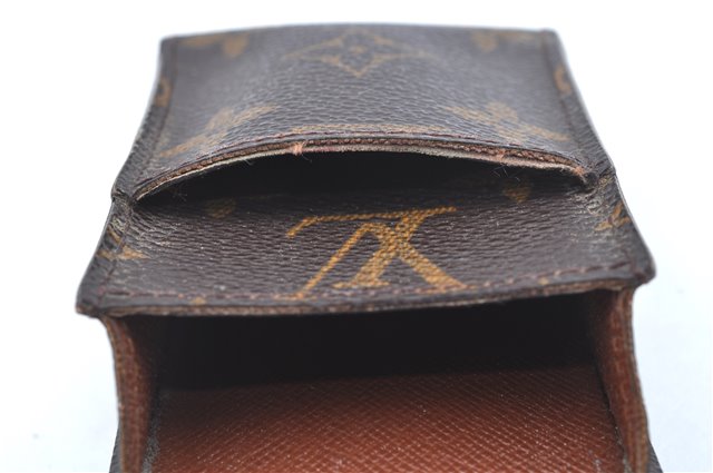 Authentic Louis Vuitton Monogram Etui Cigarette Case M63024 LV J6582