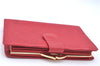 Authentic Louis Vuitton Epi Portefeuille Viennois Wallet Red M63247 LV J6587