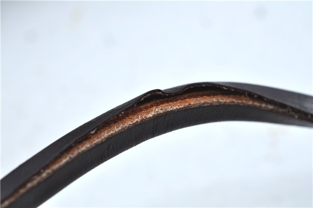 Authentic GUCCI Shoulder Hand Bag Purse Leather 0013192 Brown J6593