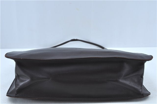 Authentic GUCCI Shoulder Hand Bag Purse Leather 0013192 Brown J6593