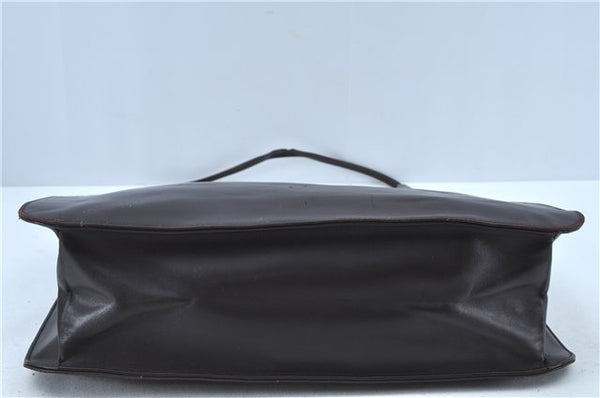 Authentic GUCCI Shoulder Hand Bag Purse Leather 0013192 Brown J6593