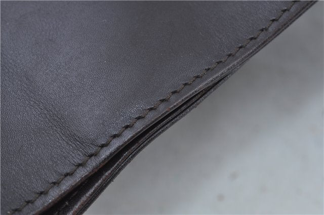 Authentic GUCCI Shoulder Hand Bag Purse Leather 0013192 Brown J6593