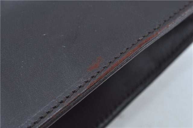 Authentic GUCCI Shoulder Hand Bag Purse Leather 0013192 Brown J6593