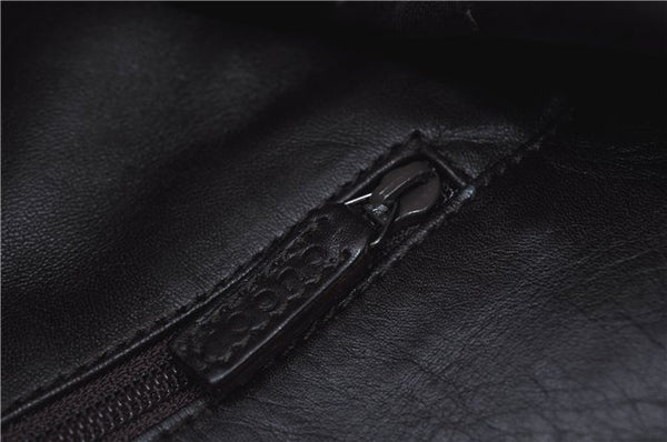 Authentic GUCCI Shoulder Hand Bag Purse Leather 0013192 Brown J6593